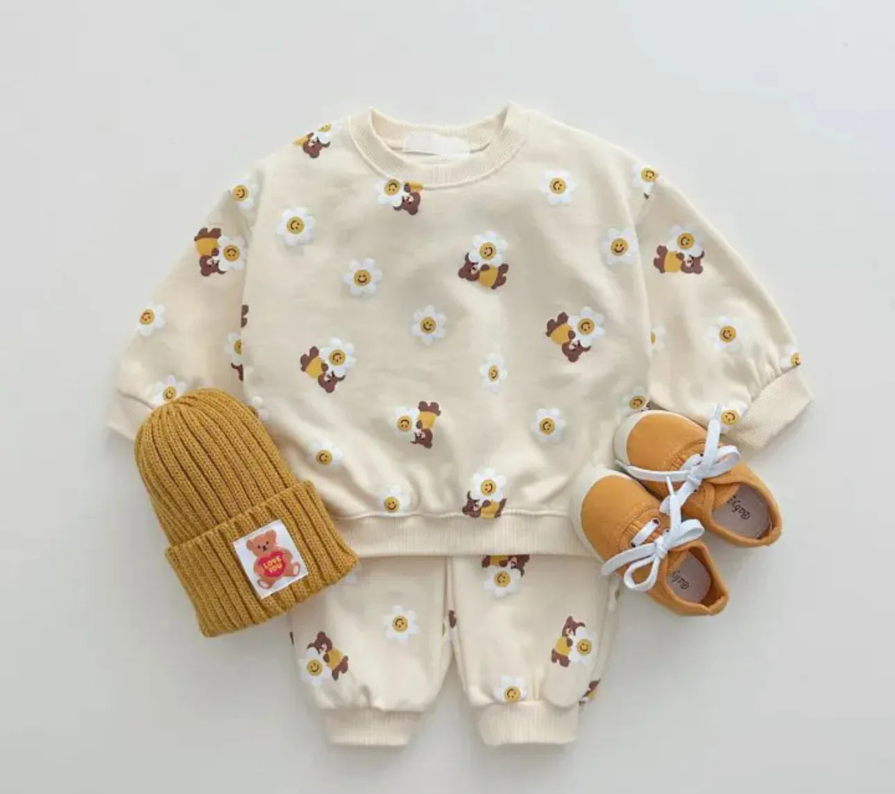 Fall sets printed Bear