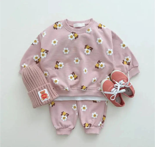 Fall sets printed Bear