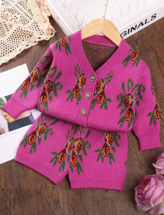 2 Pcs Floral sets for girls