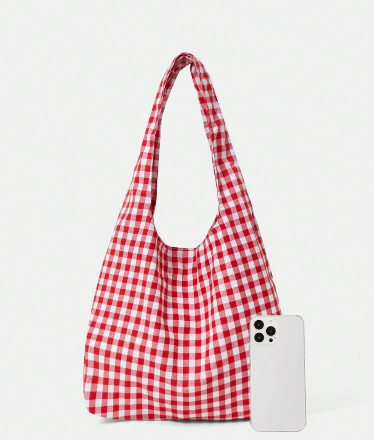 Plaid Shoulder Bag For Girls/ Moms