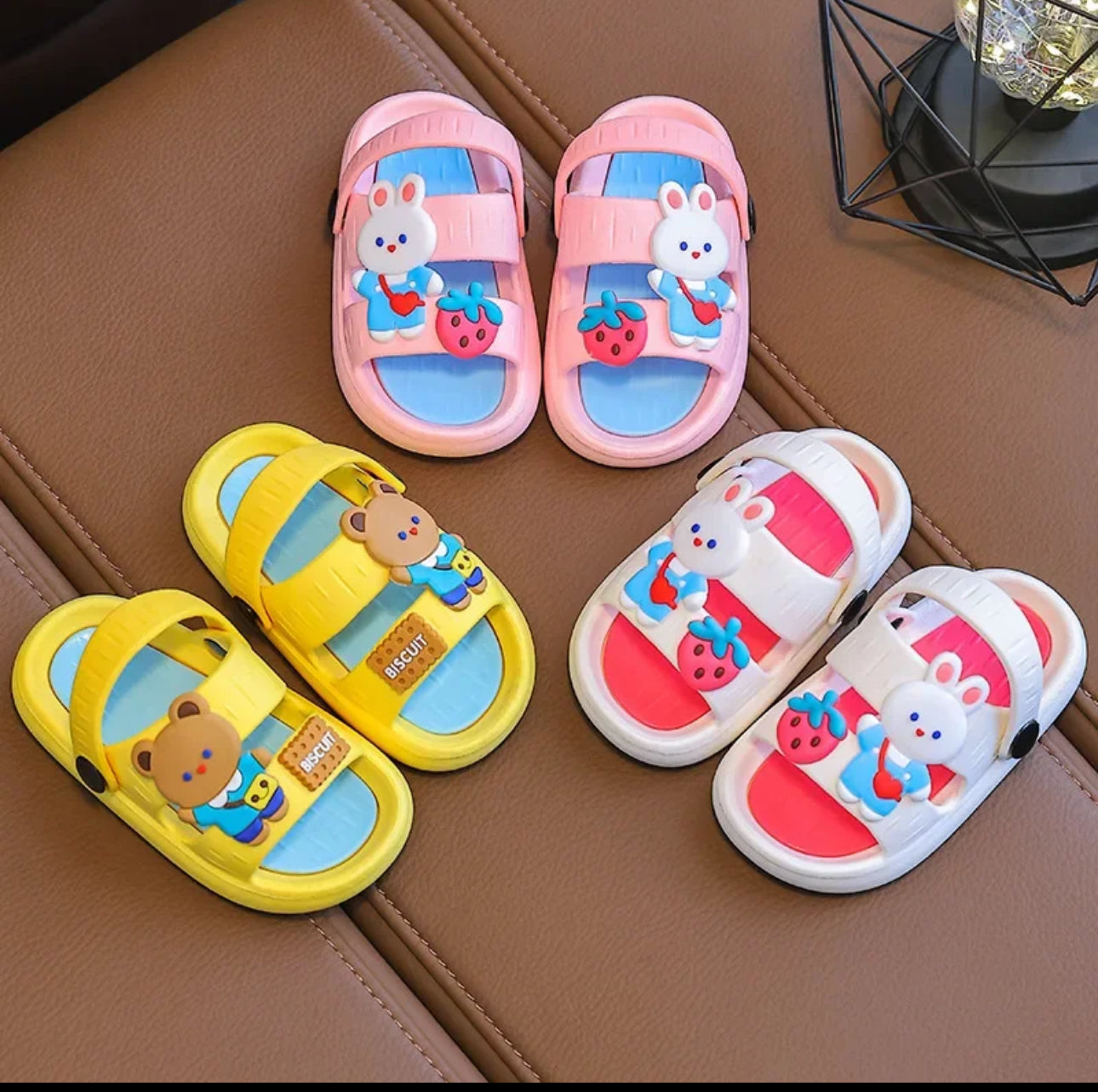 Girl Summer Bunny/Bear Cartoon Clogs