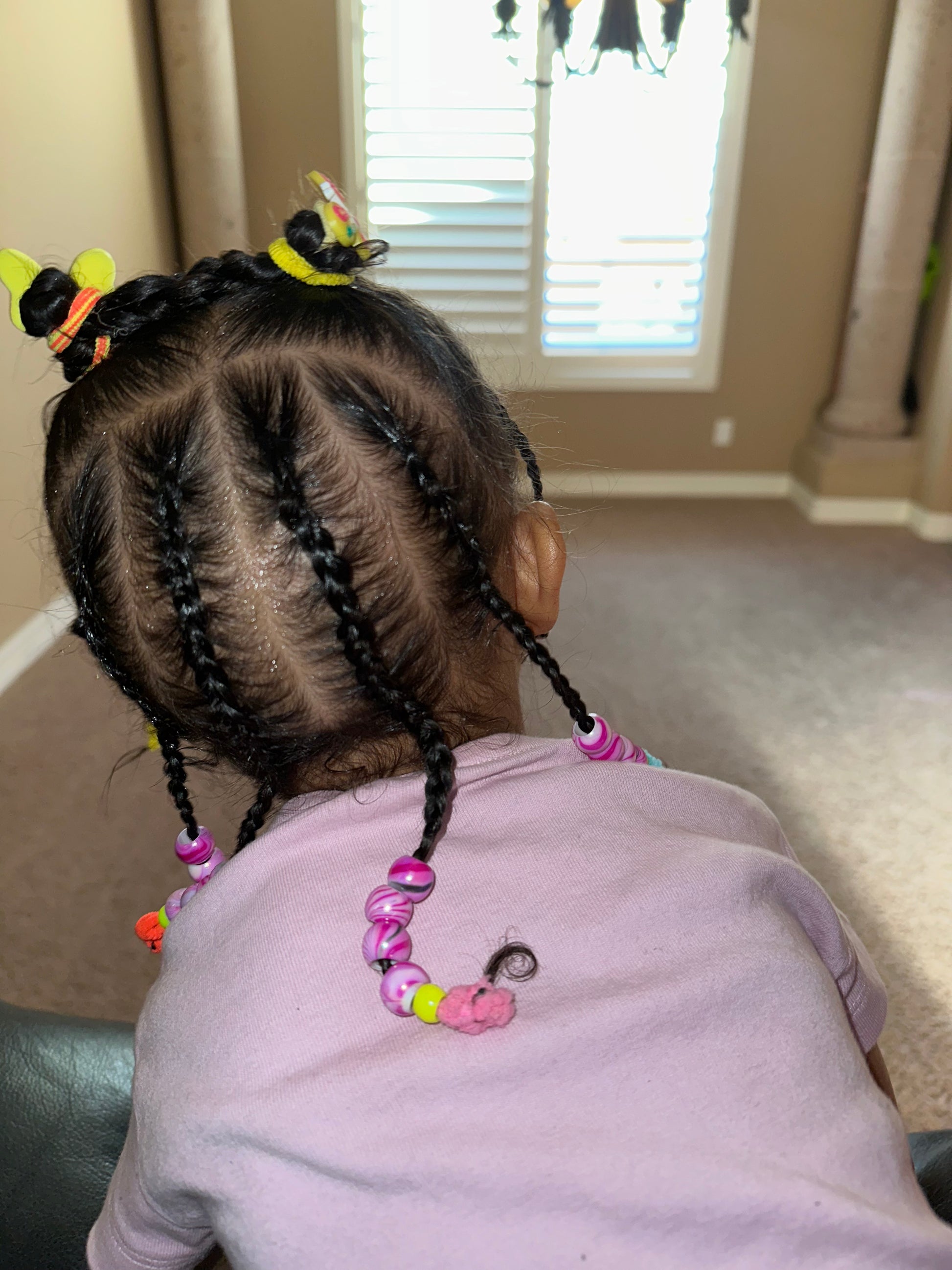 30PCS Striped Beads Hair Jewelry | JA.VA.NAH