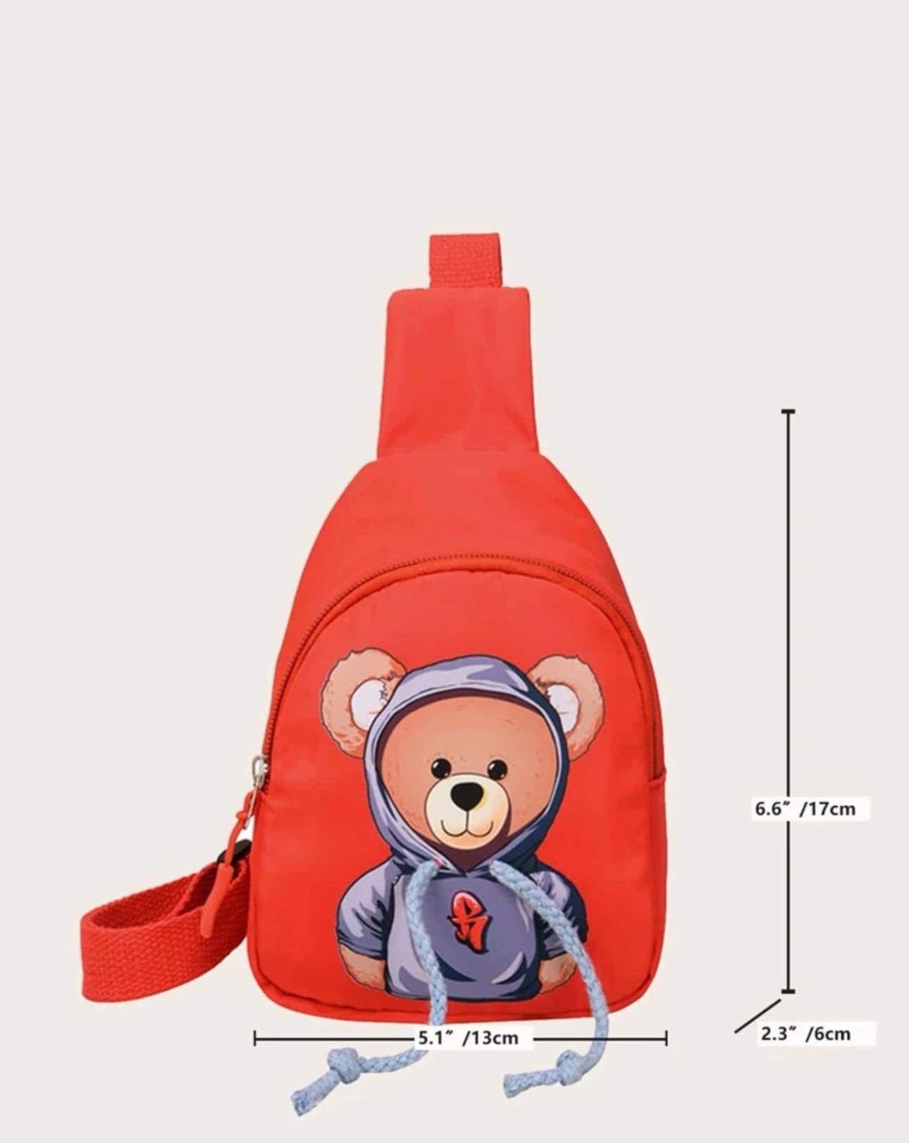 Cartoon Bear Pattern Mini Shoulder Crossbody Bag