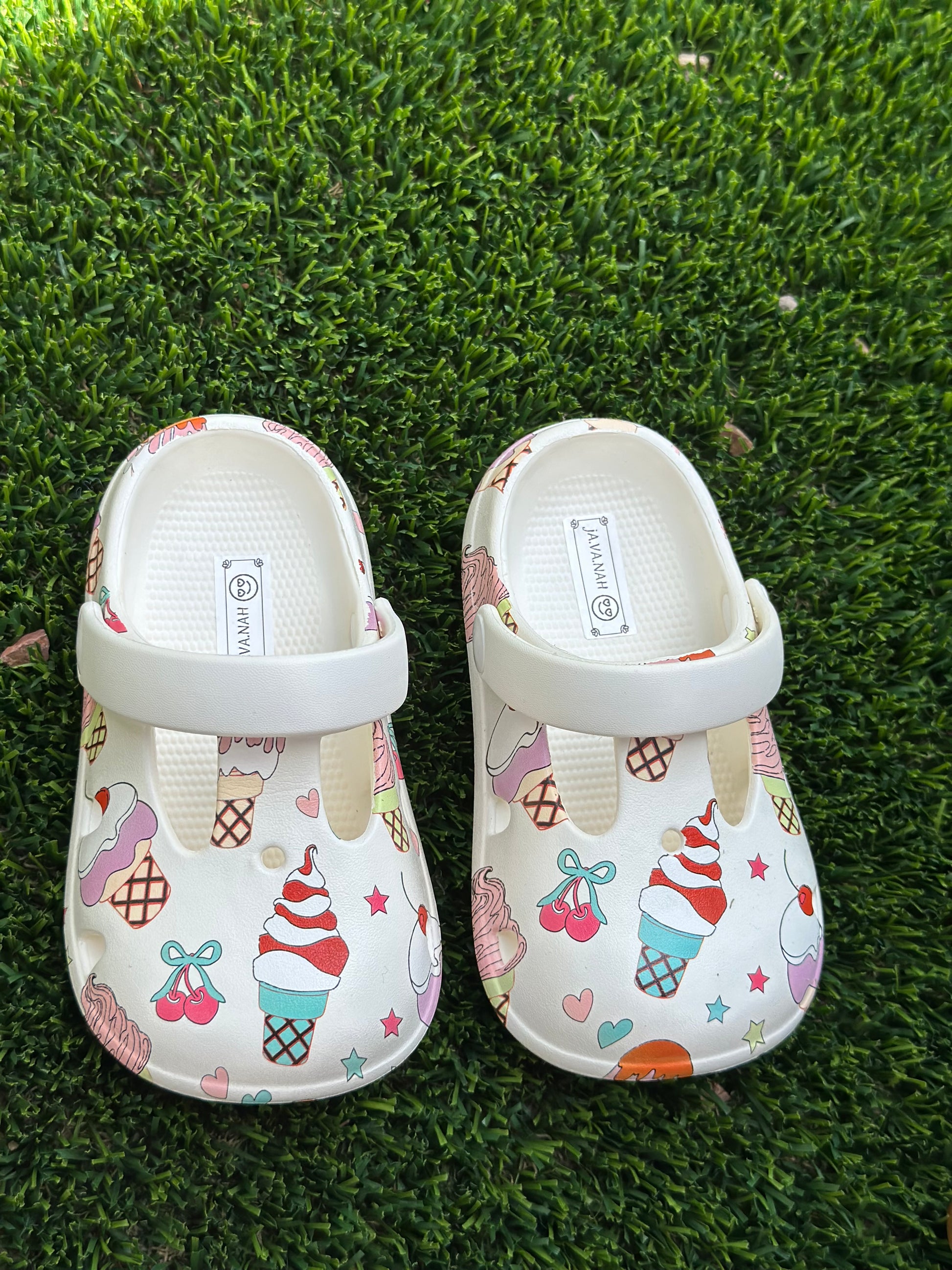 Ice Cream Toddler Girls Shoes | JA.VA.NAH