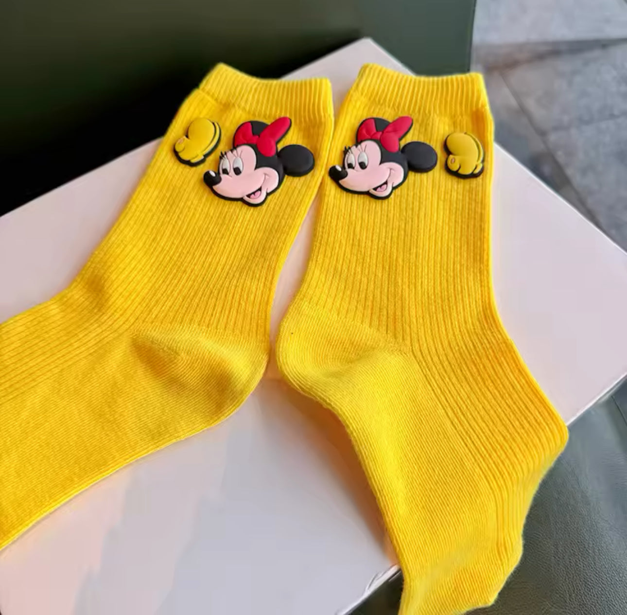 4PCSTrendy Cartoon Socks for Girls/ Moms