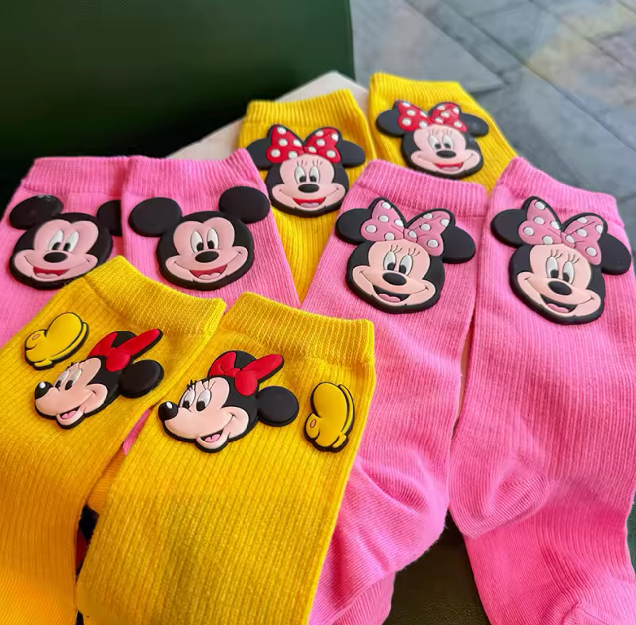 4PCSTrendy Cartoon Socks for Girls/ Moms