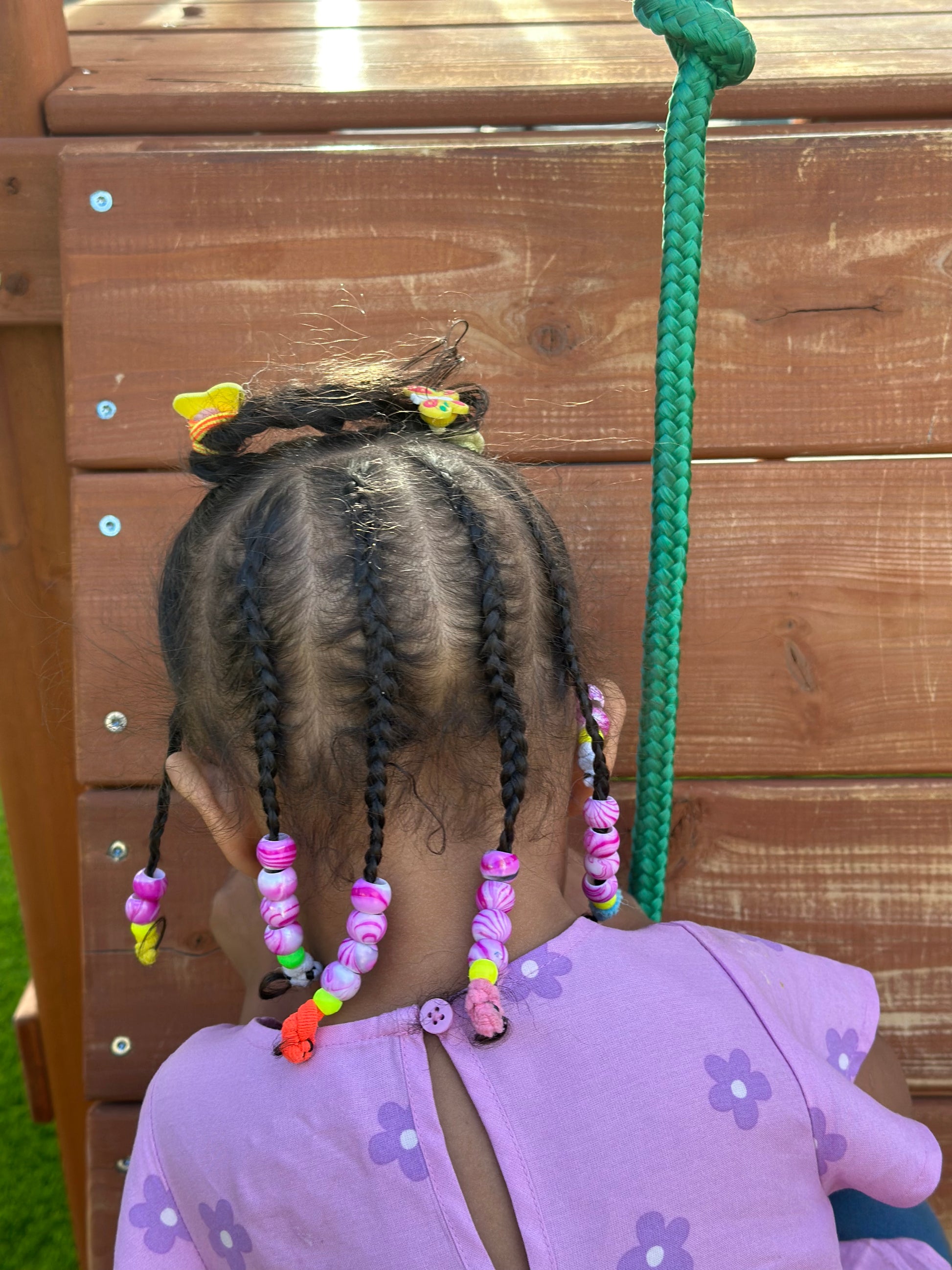 30PCS Striped Beads Hair Jewelry | JA.VA.NAH