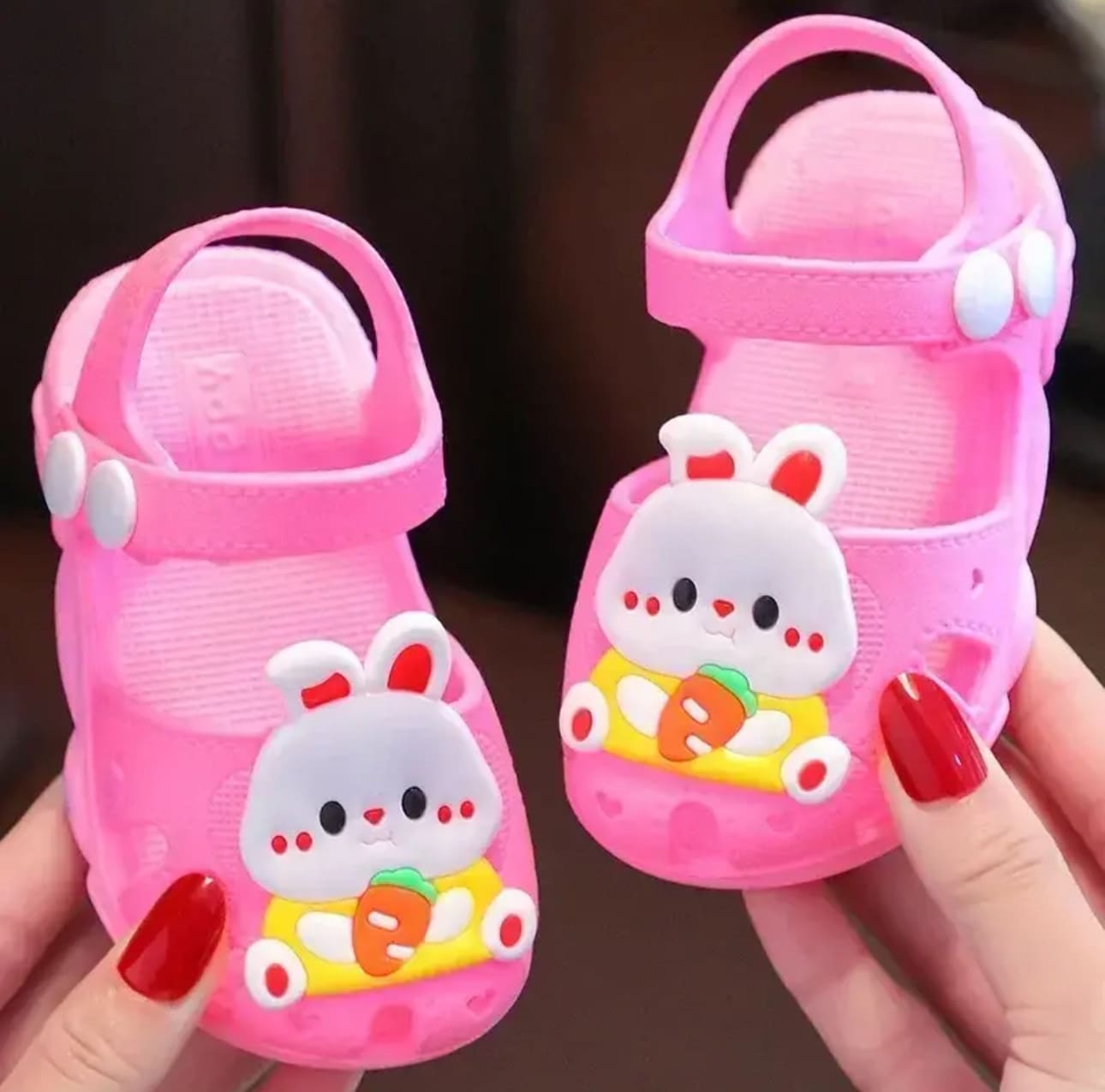 Cartoon Rabbit Sandals Summer Baby Girls' Shoes, Soft Sole