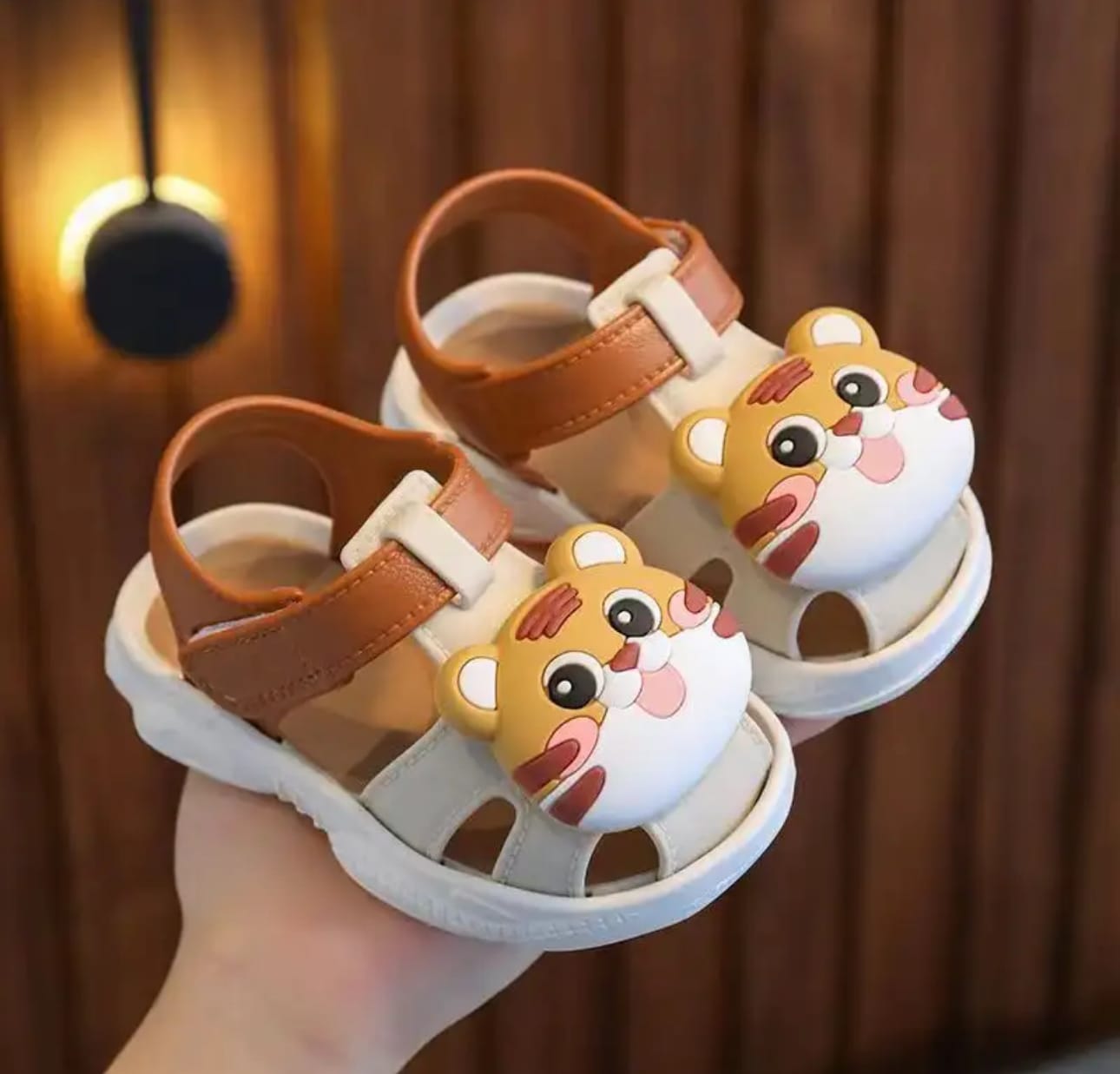 Cartoon Baby Sandals, for Boys Girls Non-Slip Soft Bottom