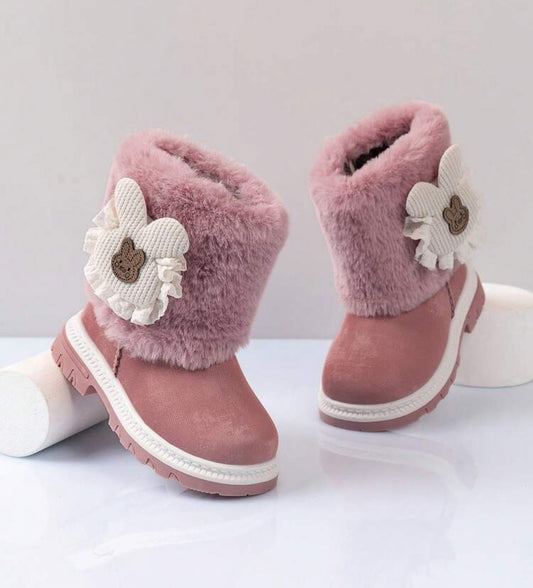 Cute Baby/Toddler Girls Winter Furry Ankle Boots