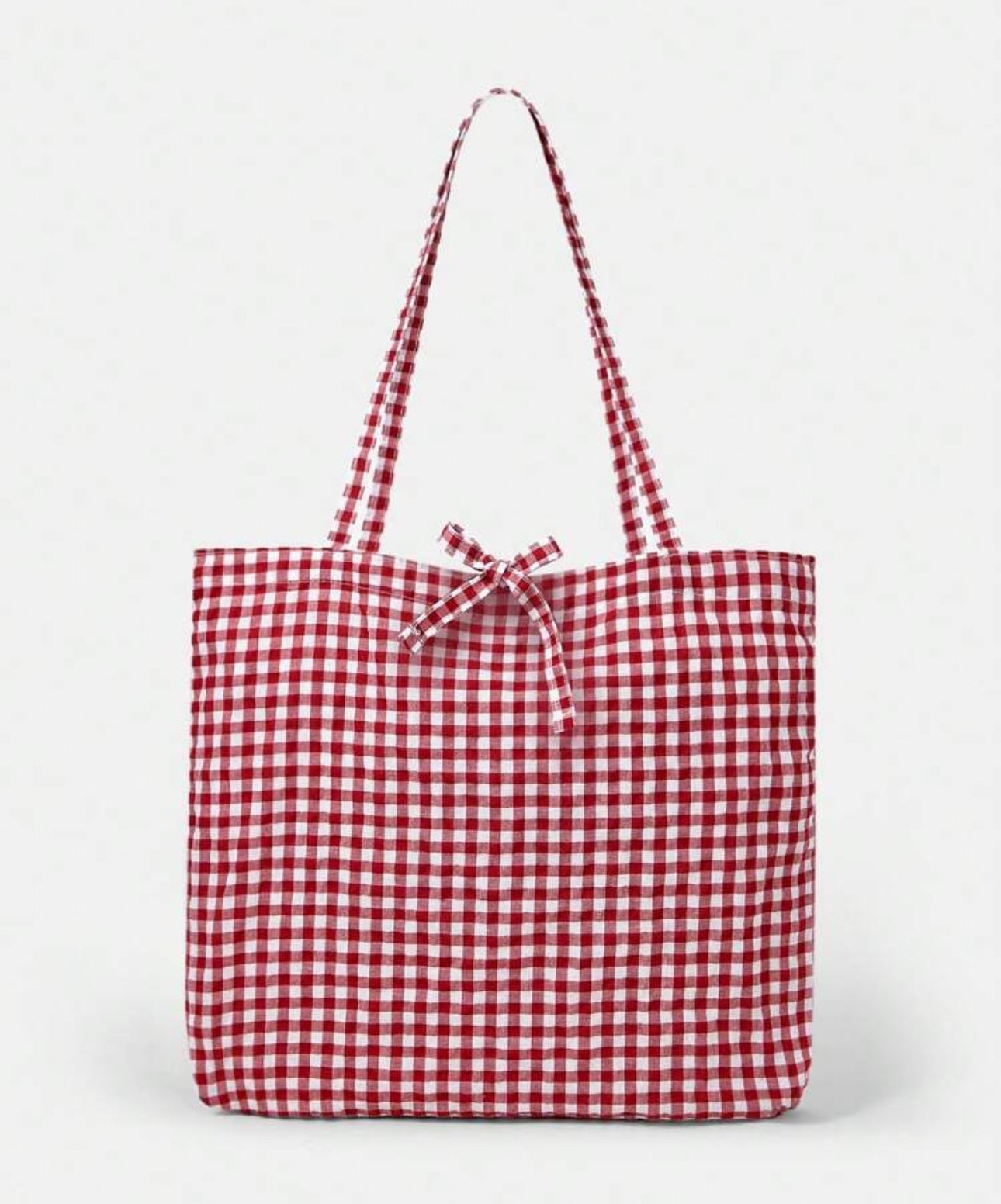 Red Tote  Plaid Bags