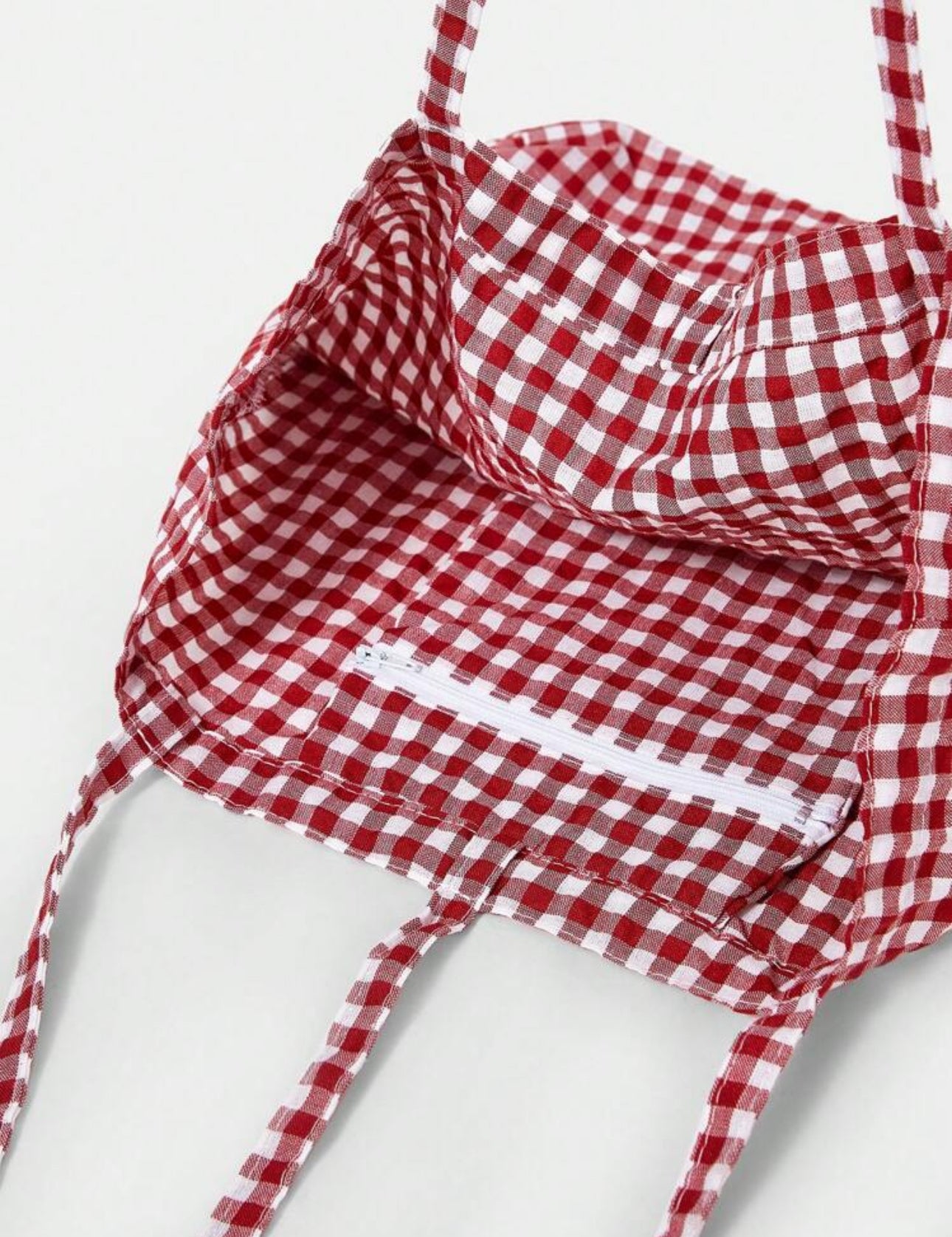 Red Tote  Plaid Bags