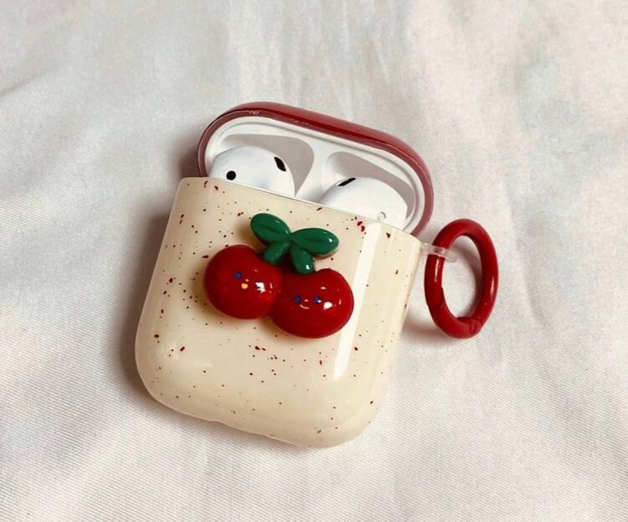 Cherry Airpods Earphone Case