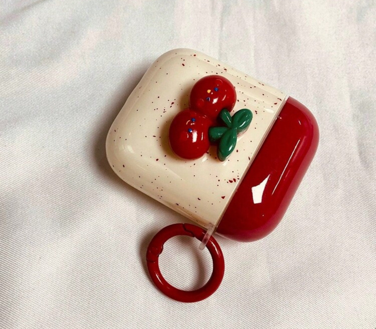 Cherry Airpods Earphone Case