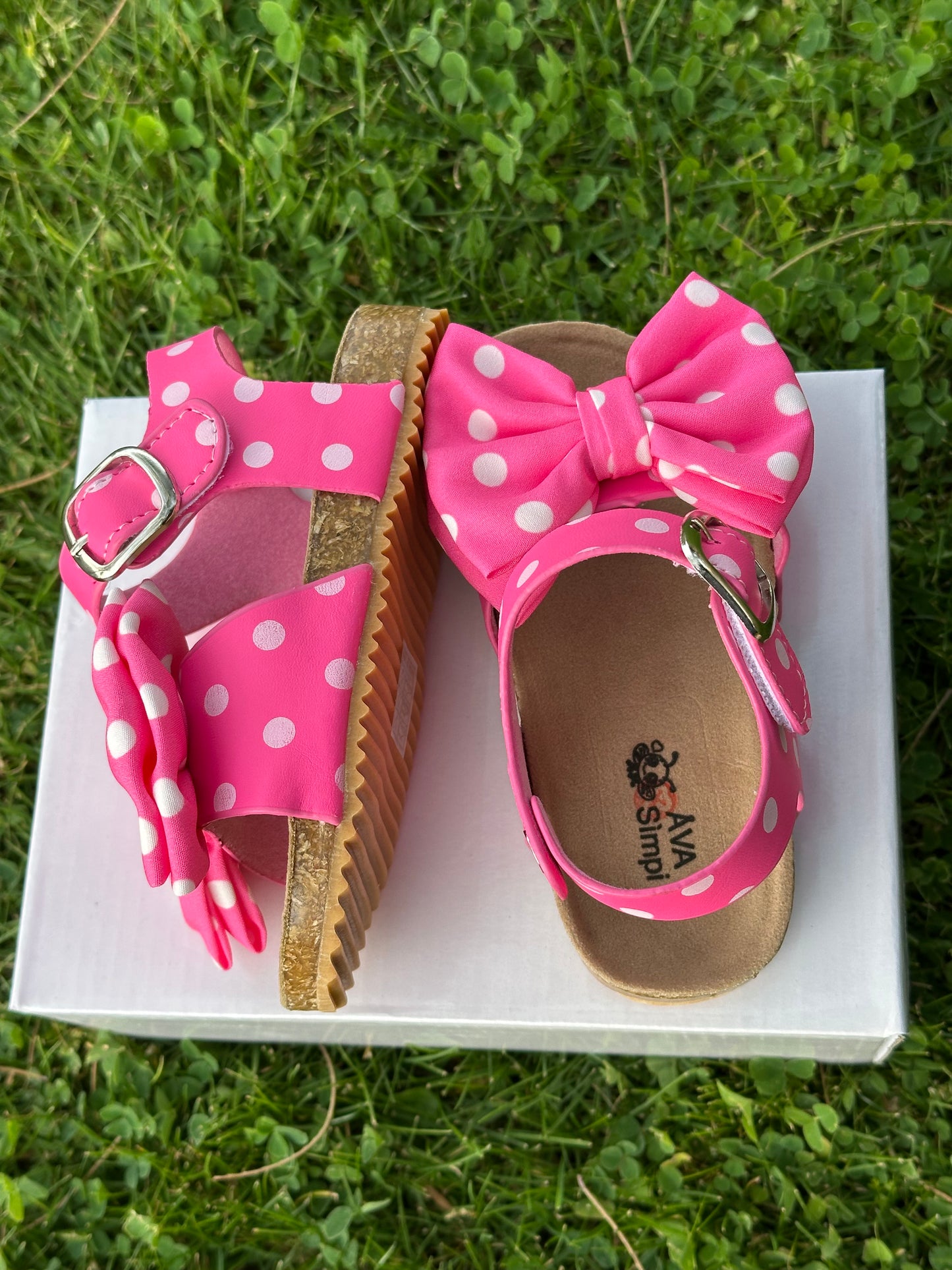 ÅVA SìMpï Cute Bow Girl Summer Shoes