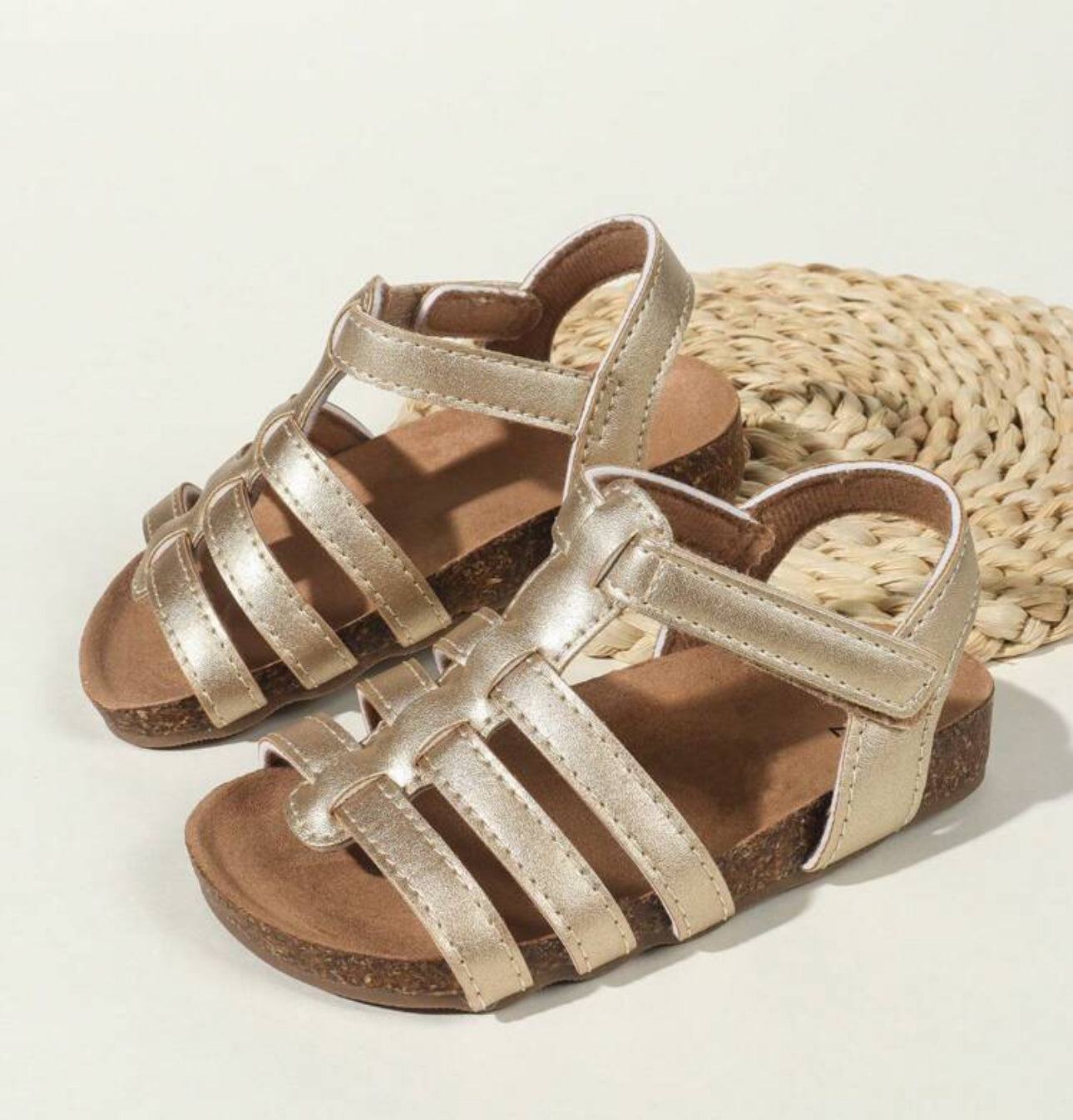 ÅVA PU Leather Roman Sandals