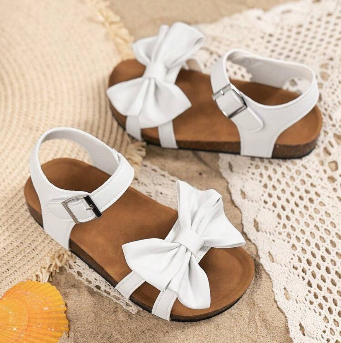 ÅVA SìMpï Cute Bow Girl Summer Shoes