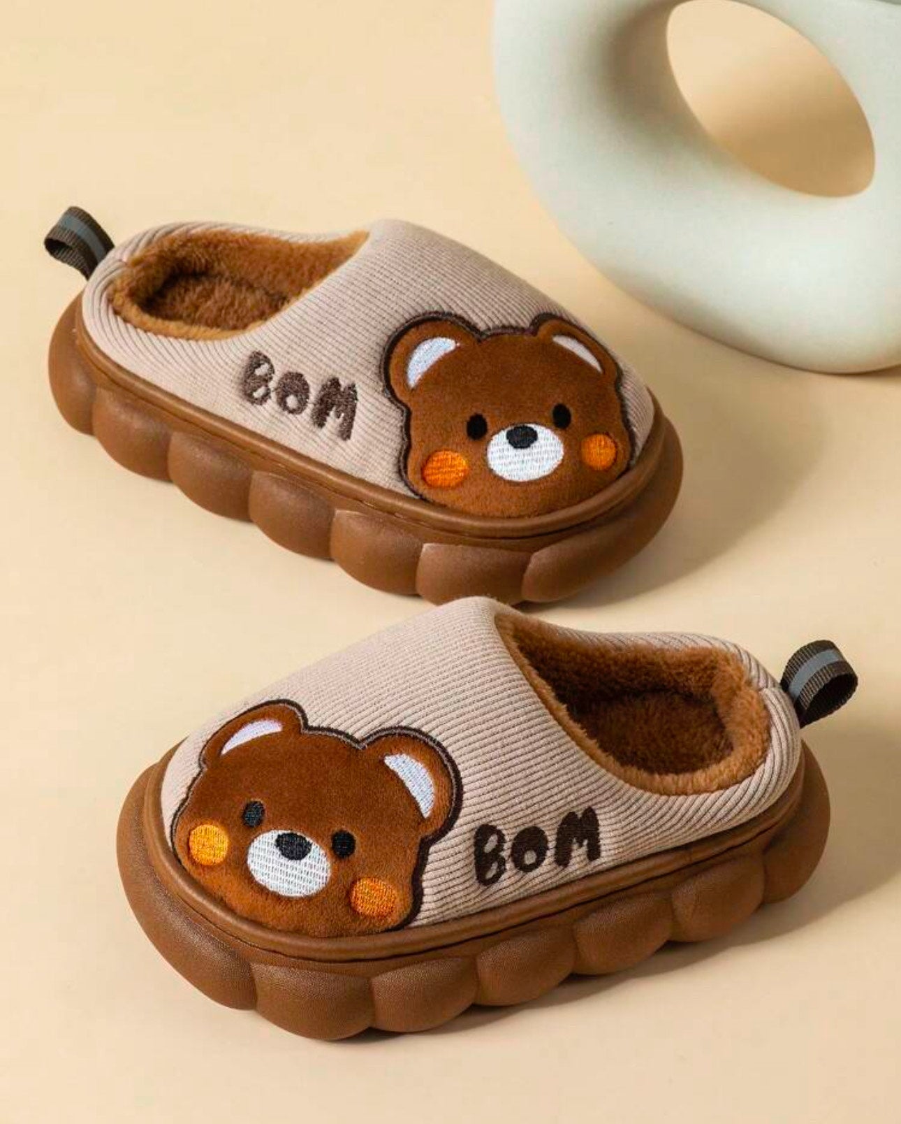 DJEJU Toddler Boys Warm/Cozy Slippers