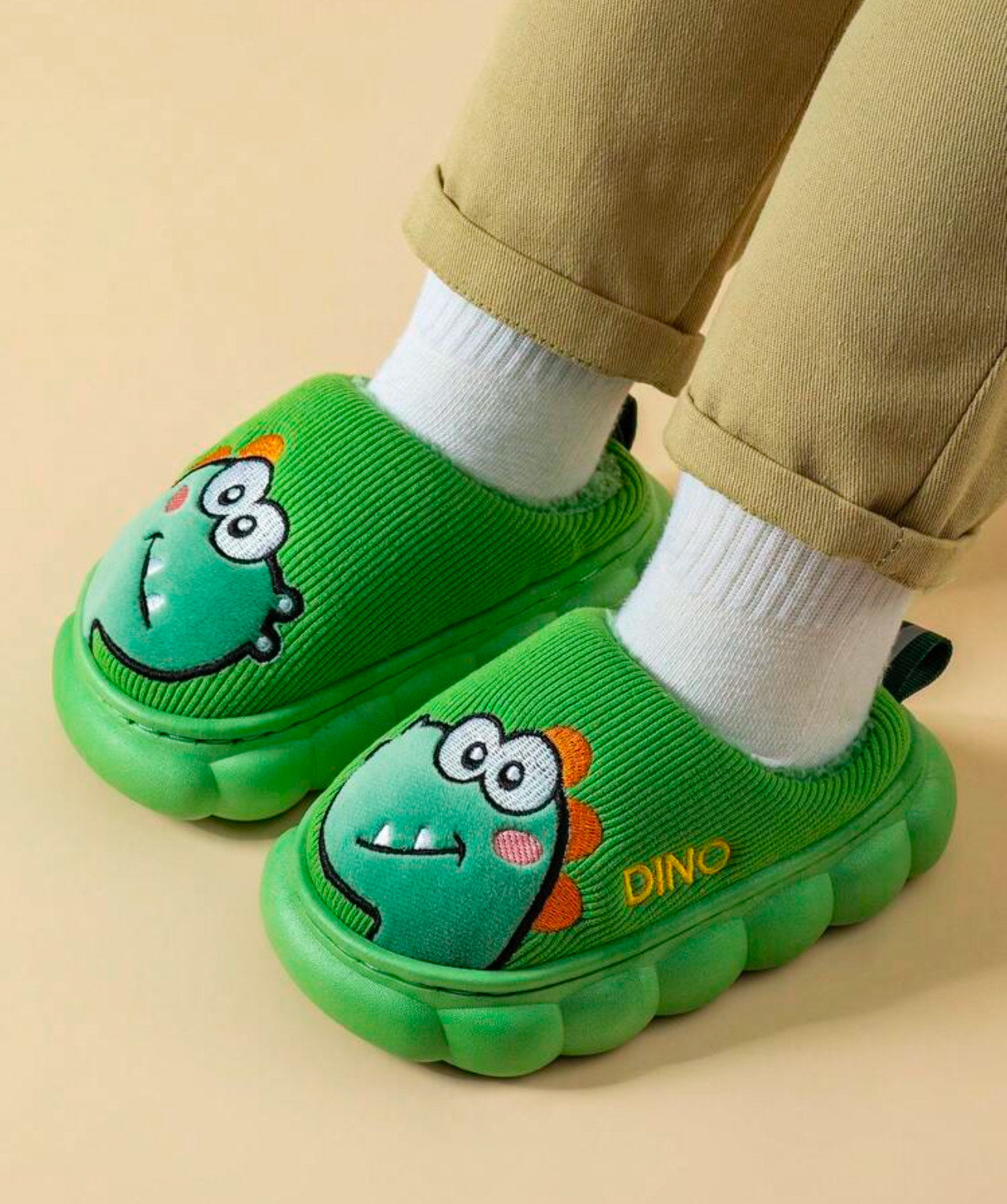 DJEJU Toddler Boys Warm/Cozy Slippers