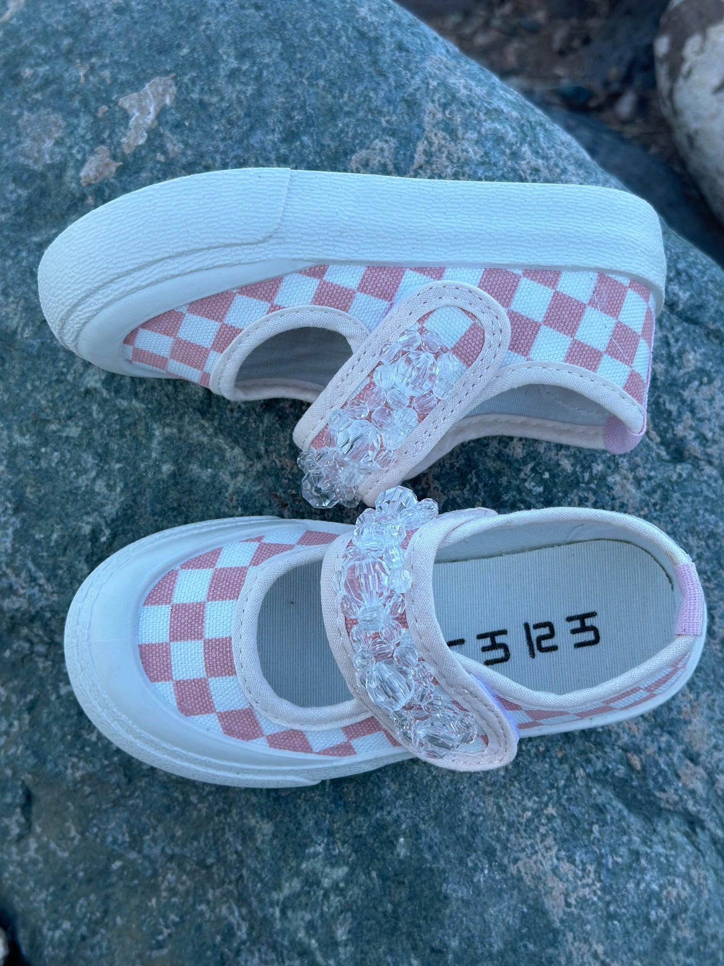 Plaid Canvas Shoes For Girls