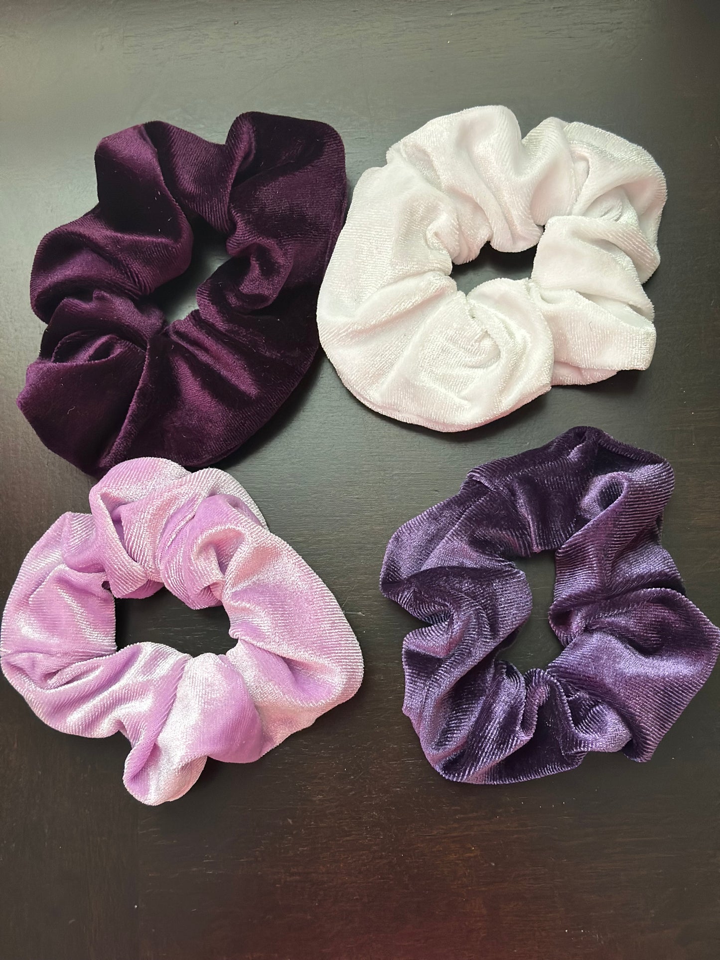 4pcs Velvet Hair scrunchies