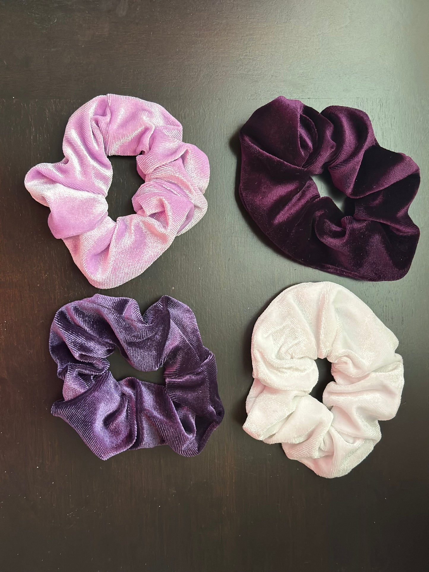 4pcs Velvet Hair scrunchies