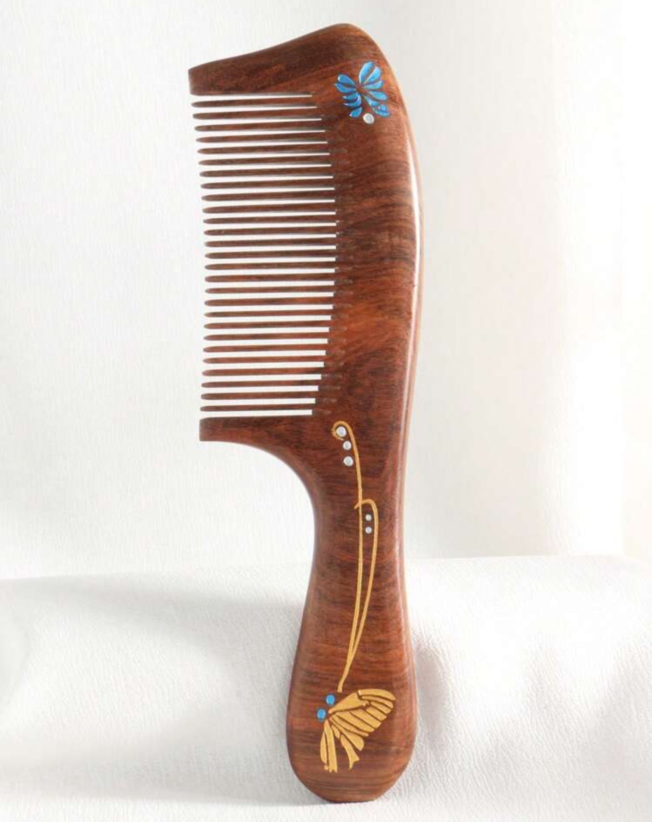 Butterfly Wooden 2pcs Combs