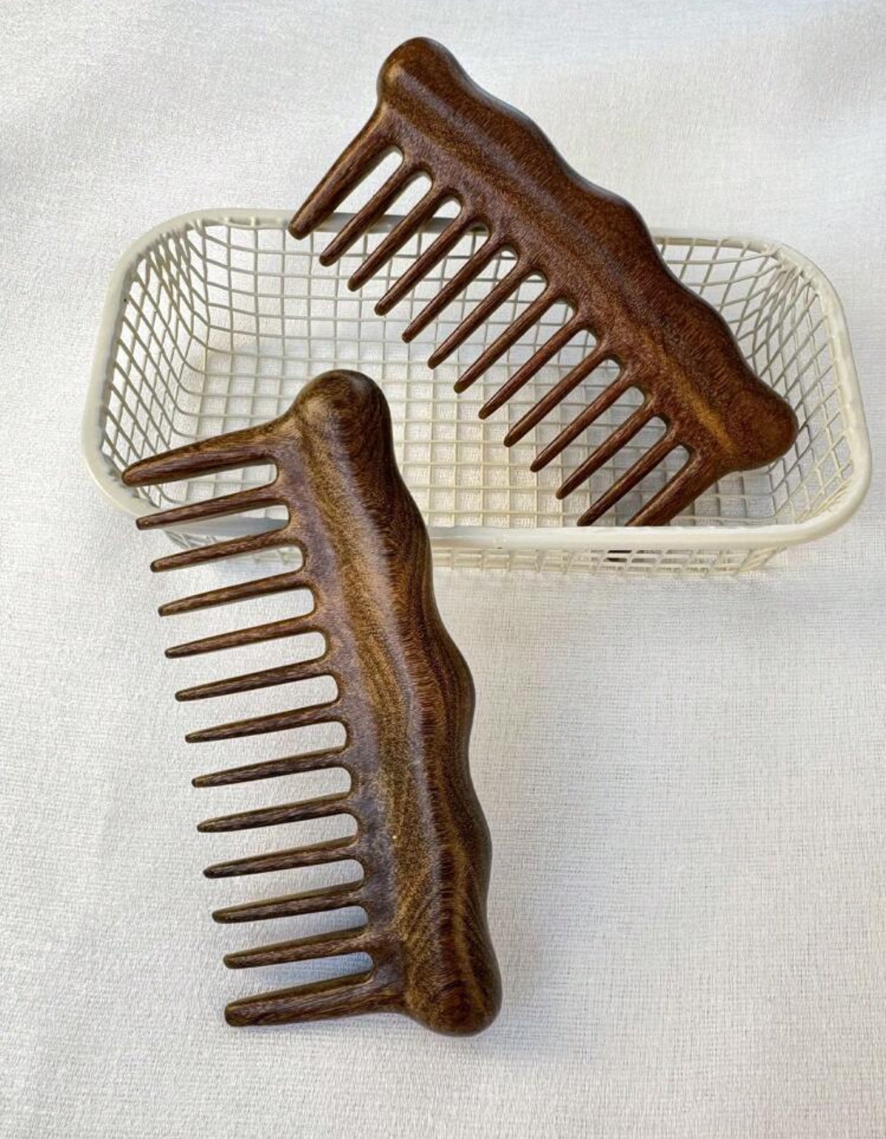 1Pc ,Toothed Scalp Massage Wood Comb