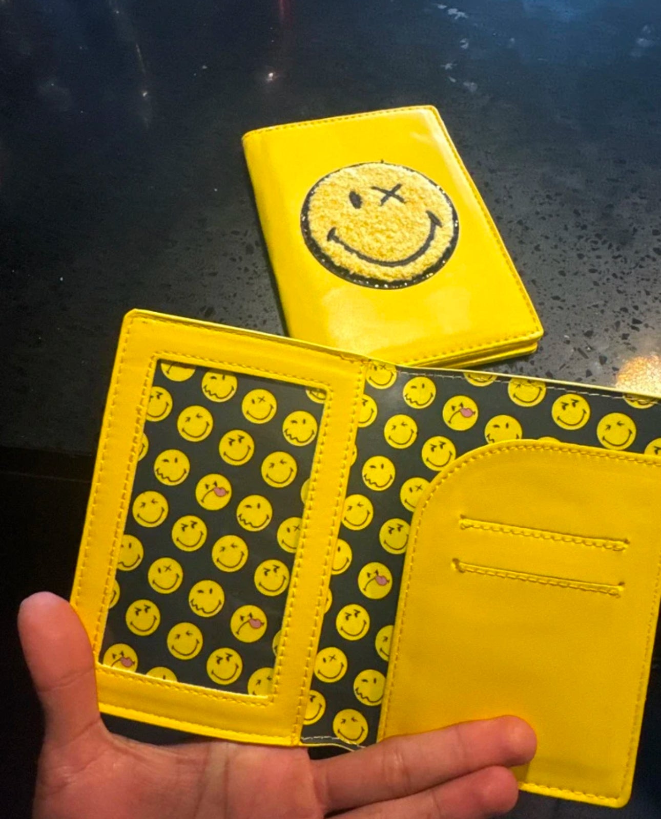 Smiley `Passport Holder