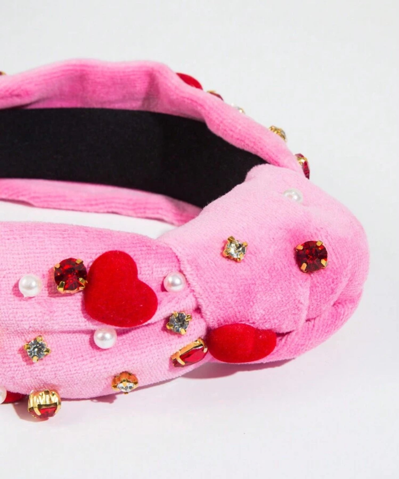 Velvet Knot Wide-Brimmed Headband