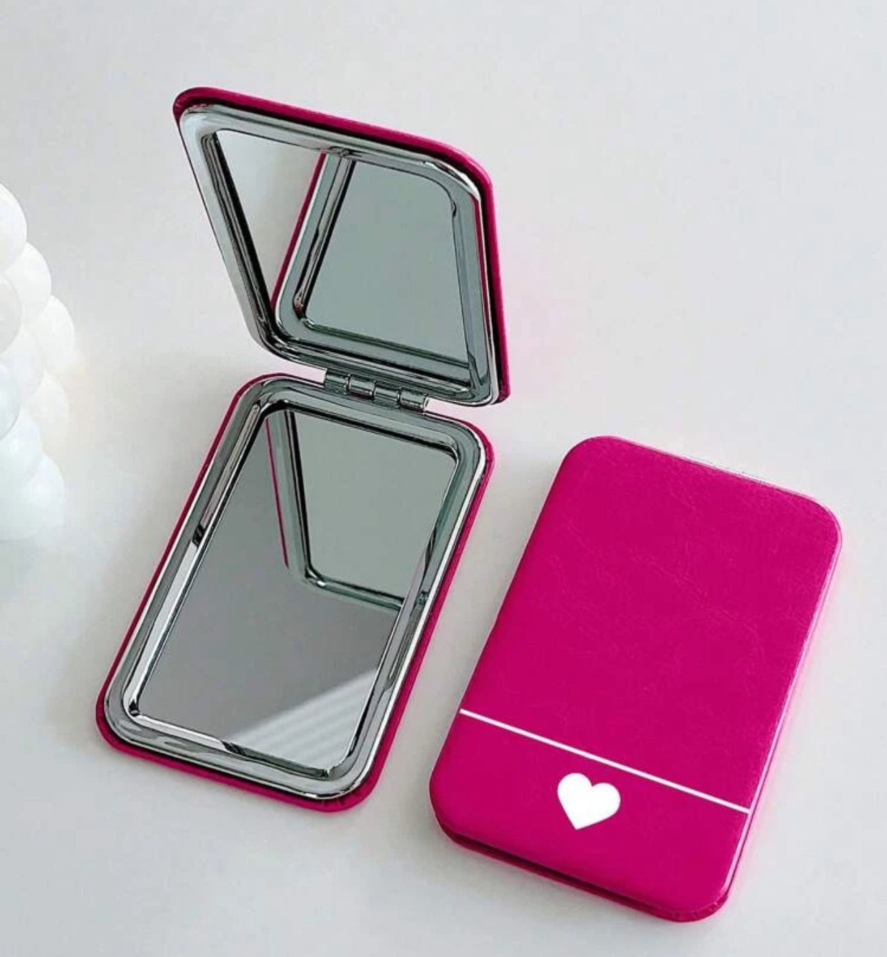 Cute Heart Portable Mirror