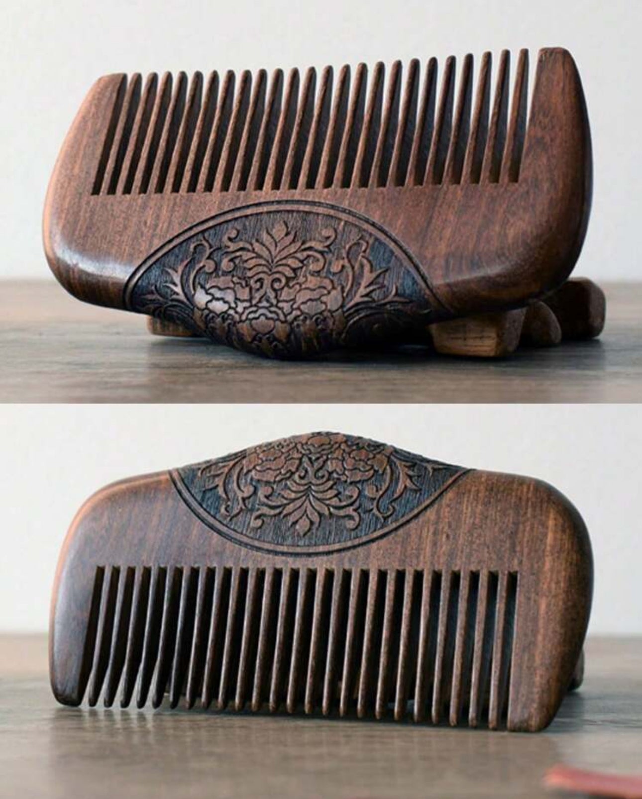 1Pc Wood Comb/Hair/Beard