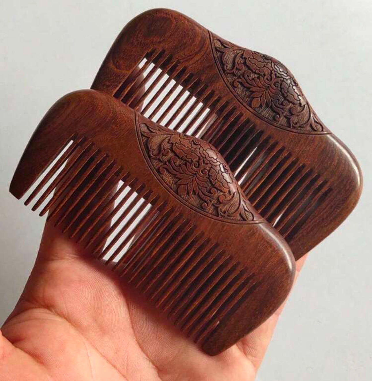 1Pc Wood Comb/Hair/Beard