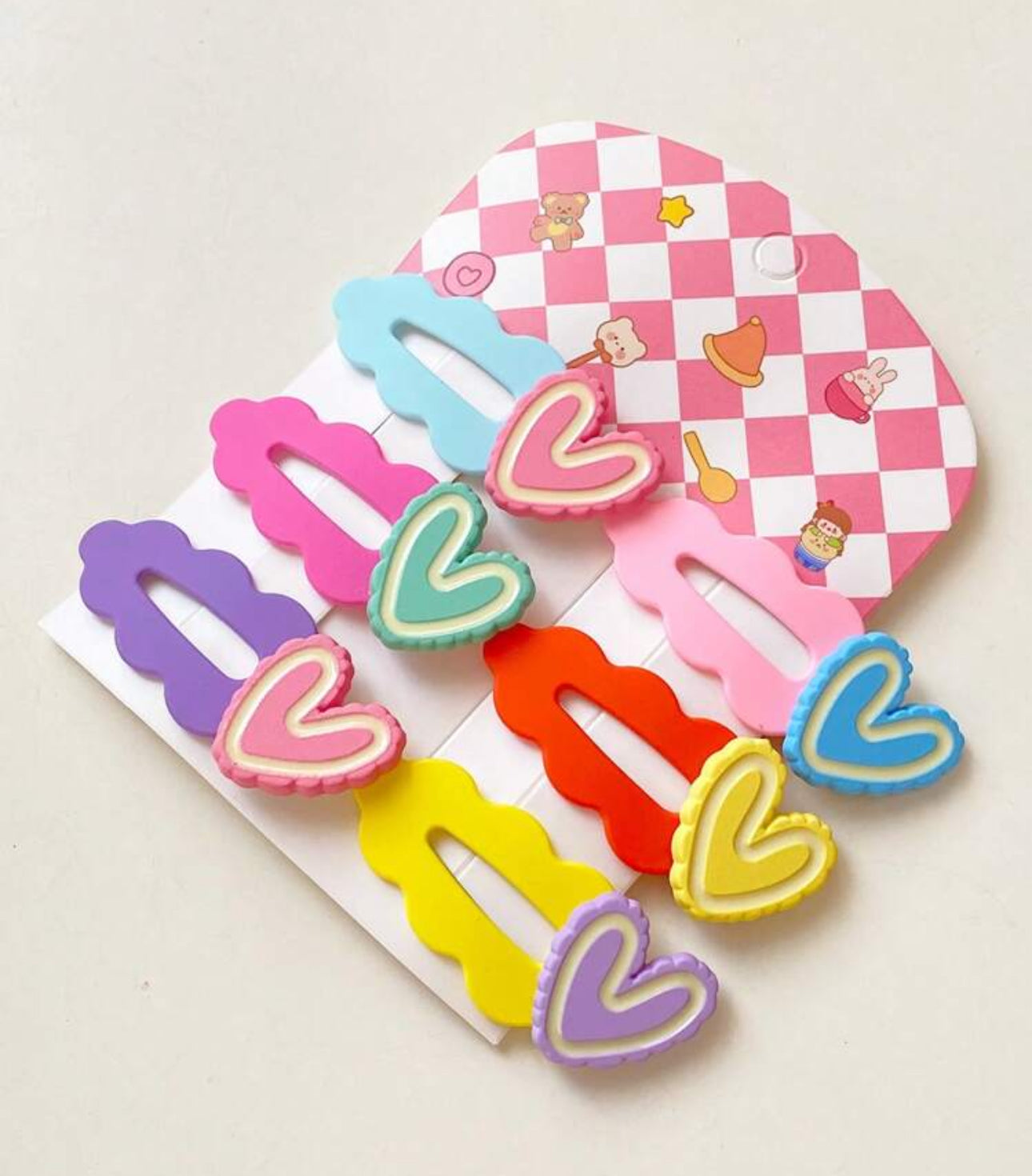 6Pcs Girls Snap Hair Clips