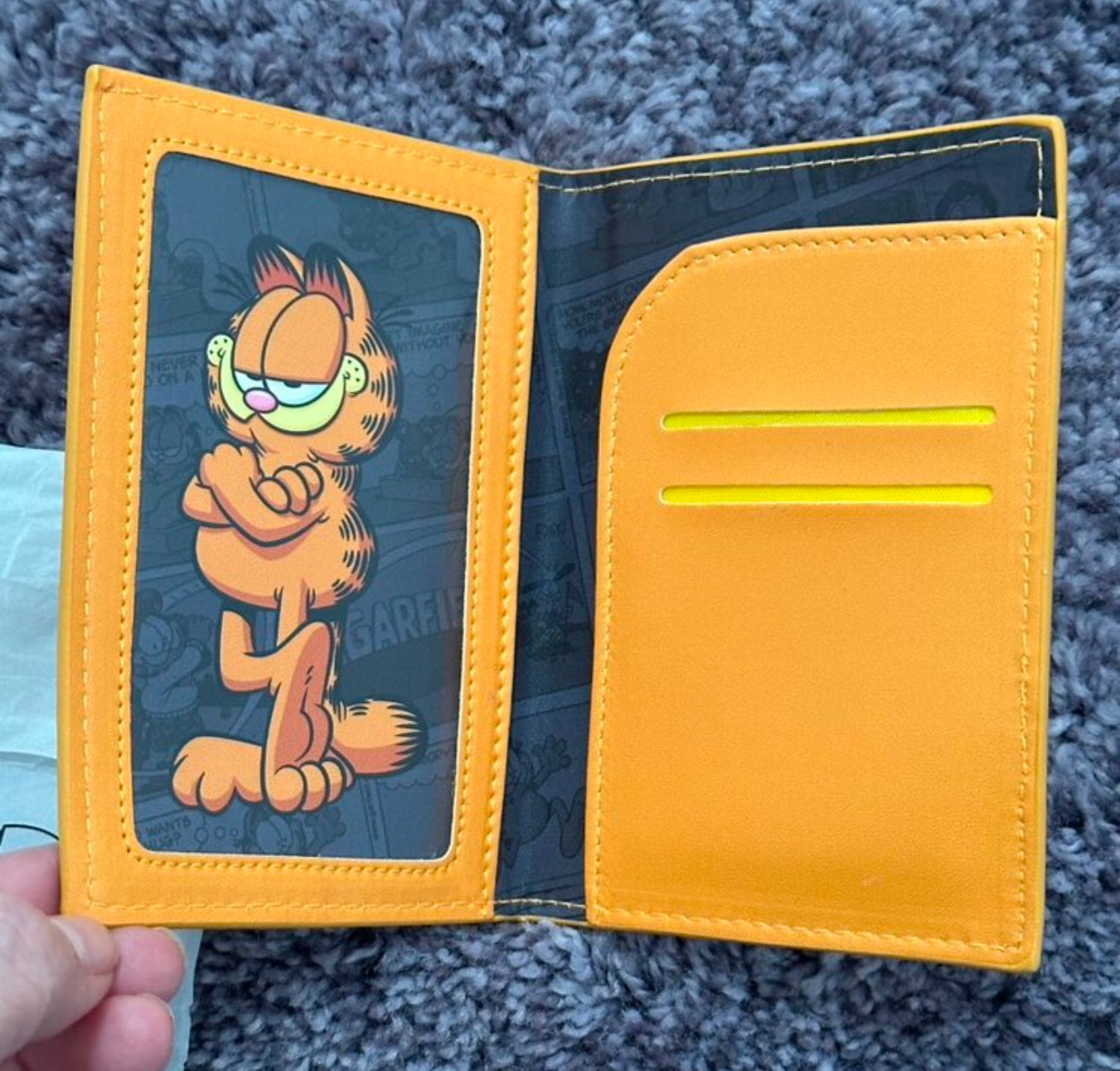 Orange Fashionable Passport Holder