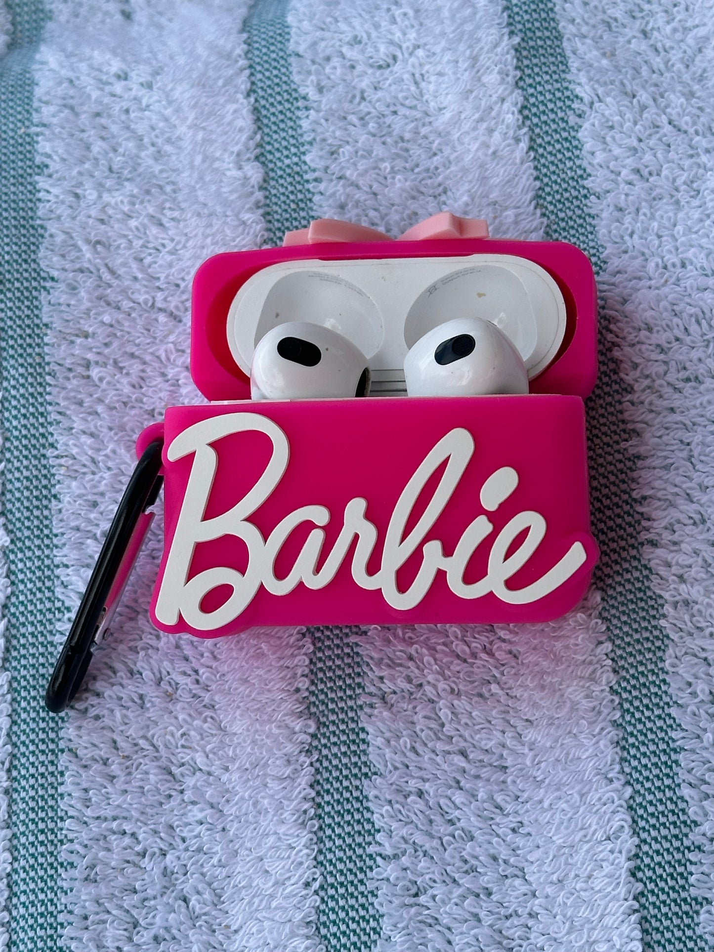 Pink Bow Fashion Airpods Cases