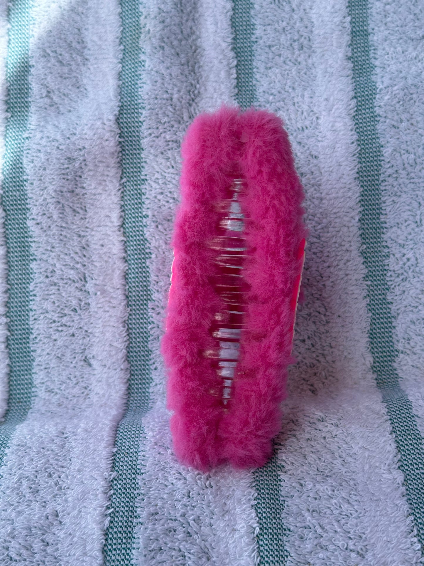 Pink Soft jumbo Hair Clips