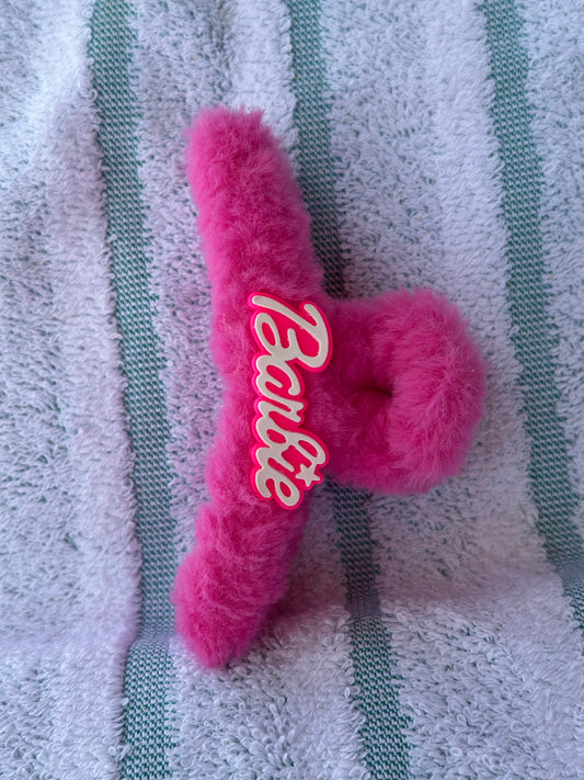 Pink Soft jumbo Hair Clips