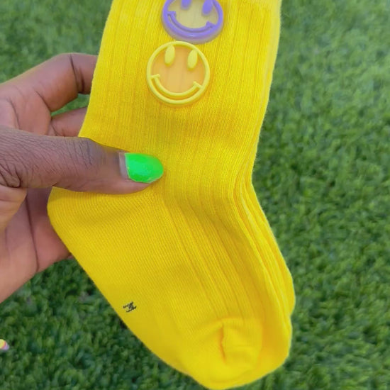 3 Pairs Smiley face Toddler/Youth Socks | JA.VA.NAH