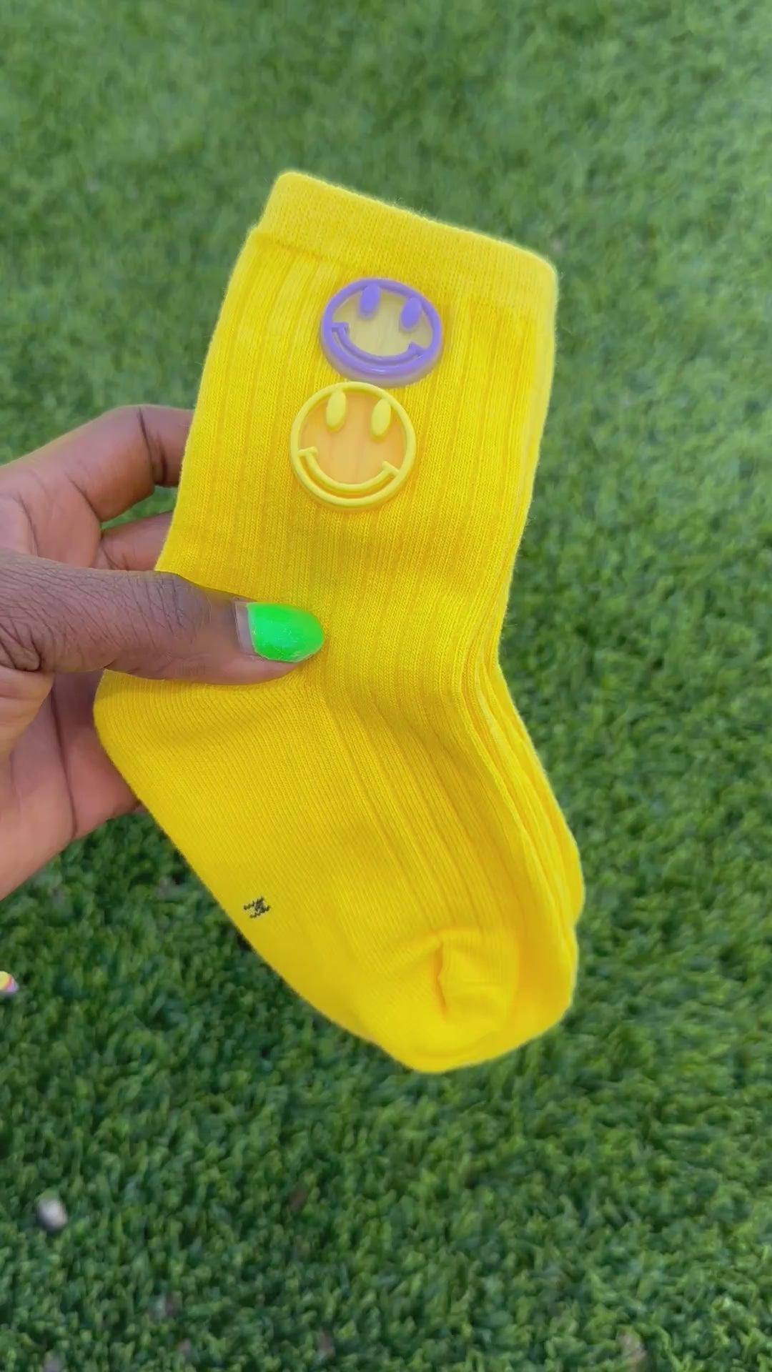 3 Pairs Smiley face Toddler/Youth Socks | JA.VA.NAH