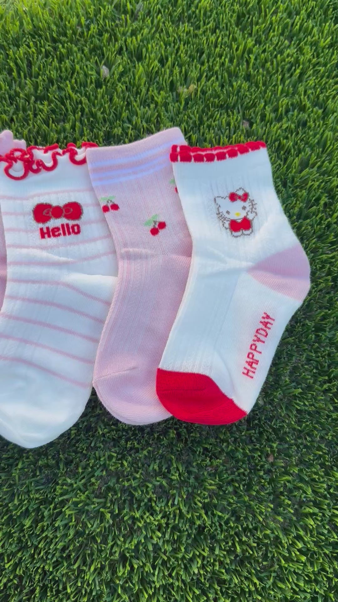 5 Pairs cartoon socks for girls | JA.VA.NAH