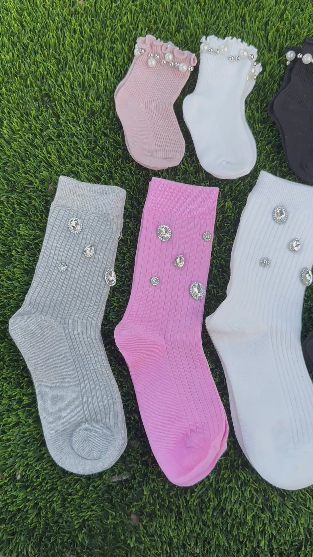 Adult size rhinestones socks for Women ( Moms) | JA.VA.NAH
